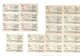 17 TICKETS DE RATIONNEMENT D'ESSENCE EN FRANCE LORS DE LA CRISE DU CANAL DE SUEZ EN 1956 - Réf. N°20970 - - Other & Unclassified