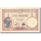 Billet, FRENCH INDO-CHINA, 1 Piastre, KM:48b, TTB - Indocina