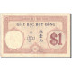 Billet, FRENCH INDO-CHINA, 1 Piastre, KM:48b, TTB - Indochina