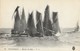 CARTE POSTALE ORIGINALE ANCIENNE : DUNKERQUE LE DEPART DES BATEAUX POUR LA PECHE  NORD (59) - Fishing Boats