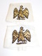 Insigne Militaire Tissu - Passant D'épaule Avec "Aigle Impérial Couronné" - Military Badges P.V. - Ecussons Tissu