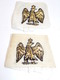 Insigne Militaire Tissu - Passant D'épaule Avec "Aigle Impérial Couronné" - Military Badges P.V. - Ecussons Tissu