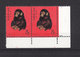 CHINA MONKEY SG 2968 PAIR CORNER SHEET NEW YEAR 1980 MNH -LIGHT BLACK MARKS AT REVERSE AS USUAL. READ SELLING CONDITIONS - Neufs