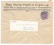 Augsburg - Deutsches Reich - Lettre -  "Firma Georg Vögli - Augsburg" Vers Mainz, Mi. 268; 1923 - Lettres & Documents