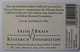 IRELAND - CallCard - Chip - Irish Brain Res Foundation - 1998 - Special Limited Edition - 10 Units - Mint In Folder - Ireland