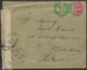 Belgium 1917 Cover Ste Adresse 4-Jul-1917 To Amsterdam Netherlands 28-Aug-1917 Censor France 0, 18, 20 Dieppe WWI - 1915-1920 Albert I