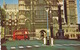 London: DOUBLE DECK BUS, AUSTIN FX TAXI - Westminster Abbey - (1962) - Toerisme