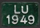 Velonummer Luzern LU 49 - Kennzeichen & Nummernschilder
