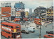 London: FORD CORTINA MK3, BEDFORD CF VAN, FIAT 125, ROVER 2000 TC2, DOUBLE DECK BUSES, 'VW' Neon - Piccadilly Circus - Toerisme