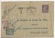 Carte Postale De Lessines (B) Au Comité Des Fêtes Du Touquet - 1929 - Taxée Par N°28 + N°40 - 1859-1959 Lettres & Documents