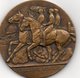 Médaille Bronze Cavalerie Rurale , Décerné Par Le Ministère De L Agriculture , Direction Des Haras Sociétés Hippiques - Autres & Non Classés