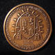 Spanish Franco-era Madrid & Toledo Synagogues Commemoration Judaica Medal, 1968 - Autres & Non Classés