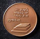 Israeli Ze'ev Jabotinsky Death 20th Anniversary Bas-relief Bronze Art Medal 1960 - Autres & Non Classés