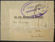 Palestine Mandate Government Earliest Known Rationing Office Cachet On Mail 1942 - Palestine