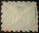 1950 Airmail To US; Full Tabbed 40Pr UPU, 20Pr Independence & 100Pr Airmail Stamps - Brieven En Documenten