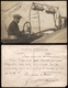 TOP - AVIATEUR GASTON DUBREUIL - CARTE PHOTO AUTOGRAPHE APRES SON ACCIDENT A REIMS DE JUIN 1912 SUR MONOPLAN HANRIOT - Aviateurs