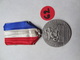 MÉDAILLE ARGENT . MINISTÈRE DE LA GUERRE . DEVOVEMENT . ÉPIDÉMIES . Attribuée  . - France