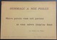 Carte De Franchise Militaire CARTE AUX SOLDATS HOMMAGE A NOS POILUS - Lettres & Documents