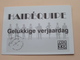 " Hairéquipe " Reclamekaart / Gelukkige Verjaardag ( 2 Stuks - Hove / Lier ) Anno 1994/97 ( Zie Foto's ) Zie Ook LIER! - Hove