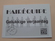 " Hairéquipe " Reclamekaart / Gelukkige Verjaardag ( 2 Stuks - Hove / Lier ) Anno 1996 ( Zie Foto's ) Zie Ook LIER! - Hove