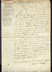 Minitère De La Justice 1811 : 1 Feuille (21 X 31 Cm), Texte Sur 1 Page, Papier Taché, Voir Scan. - Documents Historiques