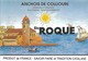 CARTE PUBLICITAIRE. COLLIOURE. ETS ROQUE. ANCHOIS. FABRICATION ARTISANALE. - Artisanat