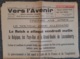 Lot De 3 Journaux 'Vers L'Avenir' Et 'La Libre Belgique' Daté 10 Mai Et 11 Mai 1940 Sur L'invasion De La Belgique, Des P - 1939-45