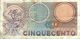 Billet De Banque Italien Italie 500 Lire Cinquecento T18 341903 20/12/1976 En B.Etat - 500 Lire