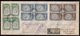 BERMUDA - BERMUDES - ST GEORGES / 11-4-1949 BLOCS DE 4 SUR ENVELOPPE FDC RECOMMANDEE (ref GF54) - Bermudes