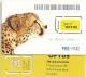 AUSTRALIA GSM MOBILE "OPTUS " CHEETAH ANIMAL WHITE 3RD TYPE CHIP READ DESCRIPTION !!! - Australia