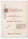 MENU De Banquet - GRANDJEAN - DUBOIS - BEBRONNE - 1910 - Imprimerie Vinche, VERVIERS - Menus