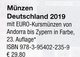Münzen MICHEL Deutschland+EURO 2019 New 30€ Ab 1871 DR 3.Reich BRD DDR Numismatik Coins Catalogue 978-3-95402-235-9 - Otros & Sin Clasificación