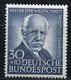 ALLEMAGNE REPUBLIQUE FEDERALE N°62 ** FRIDTJOF NANSEN - Polarforscher & Promis