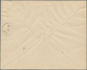 Beleg 1887, ÖSTERR.POST/FL-Vorläufer, 5 Kr. Doppeladler (1 Ku.Zahn) Auf Kab.brief Von Balzers Nach Vaduz, Mi. 700.- (Mic - Sonstige & Ohne Zuordnung