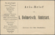 Beleg 1895, 3 Pf. Ziffer GA-Karte Mit Privatem Zudruck" Avis-Brief A.Dolmetsch" Von Stuttgart Nach Dußlingen  Mit Altem  - Andere & Zonder Classificatie