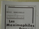 LES MAXIMAPHILES FRANÇAIS : LOT REVUES MENSUELLES ENTRE N°1 ET 388 Dont BROCHURES RELIÉES 1945 1989 CM CARTES MAXIMUM - Philatélie Et Histoire Postale