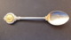 SPOON WITH MEDAL QUEEN ELIZABETH CROWNED JUNE 1953 BY CITY OF CARDIFF - Autres & Non Classés