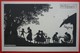 SILHOUETTE POSTCARD , ELSBETH FORCK, DIE WAHRSAGERIN , HEXE , WITCH - Silhouettes