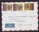 Zaire: Airmail Cover To Belgium, 1970s, 3 Stamps, Boxing, 2 Values, 2 With Overprint, Rare Real Use (minor Damage) - Andere & Zonder Classificatie