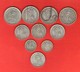 Suisse Switzerland Lot 10 Pièces En Argent Helvetia Debout 2 Frcs 1 Frc 1/2 Franc 66 Gr.au Total - Altri & Non Classificati