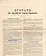 Vieux Papier Ancien Statuts Du Syndicat Local Agricole Région De L’Eure - Historische Dokumente