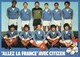 " ALLEZ LA FRANCE "  AVEC CITIZEN .. BIJOUTERIE DUBOIS .. 16 RUE DES HALLES  .. 37000 TOURS ... 1982 . PLATINI . GIRES . - Calcio