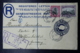 South Africa: Registered Cover WINBURG -> Germany  R6 B 152 * 95 Mm Uprated - Storia Postale