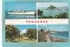 Small Multi View Post Card Of Penzance, Cornwall,K72. - Other & Unclassified