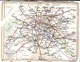 Paris - Plan Métro 1943 (pendant Guerre 39/45) éd Mellottée - Guides Conty - Europe