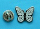 Delcampe - 1 PIN'S //  ** LOGO / VOLKSWAGEN / PAPILLON  ** - Volkswagen