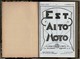 1933/34 Première Année, N°1. AUTO-MOTO Région Est Relié Dos Toile.Très Bon état. 7 Scans - Auto