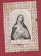 9AL713 CANIVET IMAGE PIEUSE ANCIENNE Dentelles HOLY CARDS STE VICTOIRE ? 3 SCANS - Images Religieuses