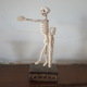 Delcampe - XIXe Siècle : Memento Mori Vanité Squelette Articulé En Ivoire Sculpté Sculpture Statue - 19th Century : Skeleton Ivory - Autres & Non Classés