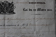 Diplome  Garde Nationale   1831   Beaumont Sur Sarthe - Historische Dokumente